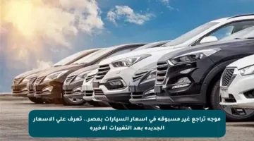 موجة تراجع غير مسبوقة في أسعار السيارات بمصر.. تعرف على الأسعار الجديدة بعد التغيرات الأخيرة